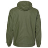 Weatherproof Men's Bronze Green Vintage Hooded Rain Jacket