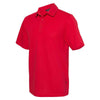 PRIM+PREUX Men's Red Pima Pique Sport Shirt