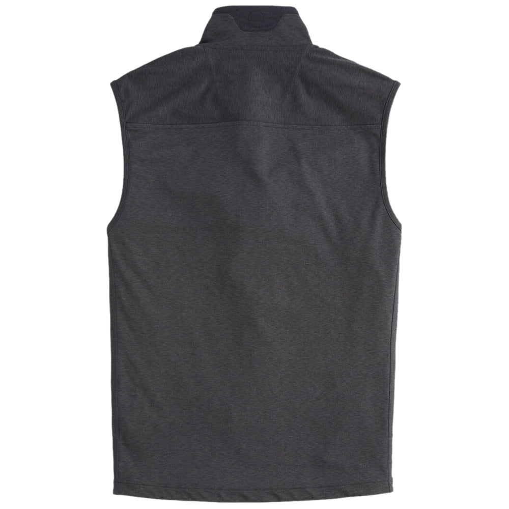 Vineyard Vines Men's Jet Black Blank On-The-Go Shep Vest
