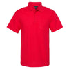 PRIM+PREUX Men's Red Smart Pocket Sport Shirt
