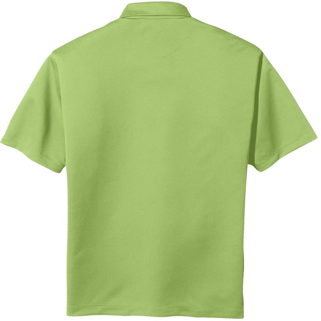 Nike Men's Light Green Tech Basic Dri-FIT Short Sleeve Polo