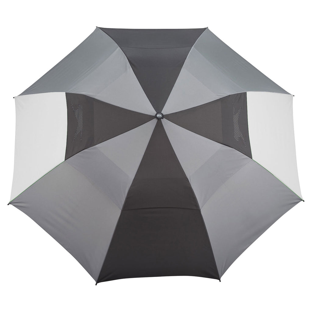 Slazenger Grey/Black 55" Vented, Auto Open Folding Golf Umbrella