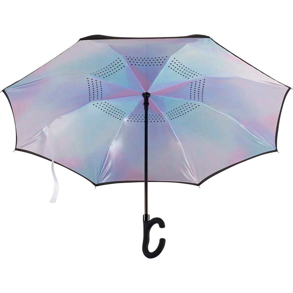 Stromberg Iridescent 48" Auto Open Designer Inversion Umbrella