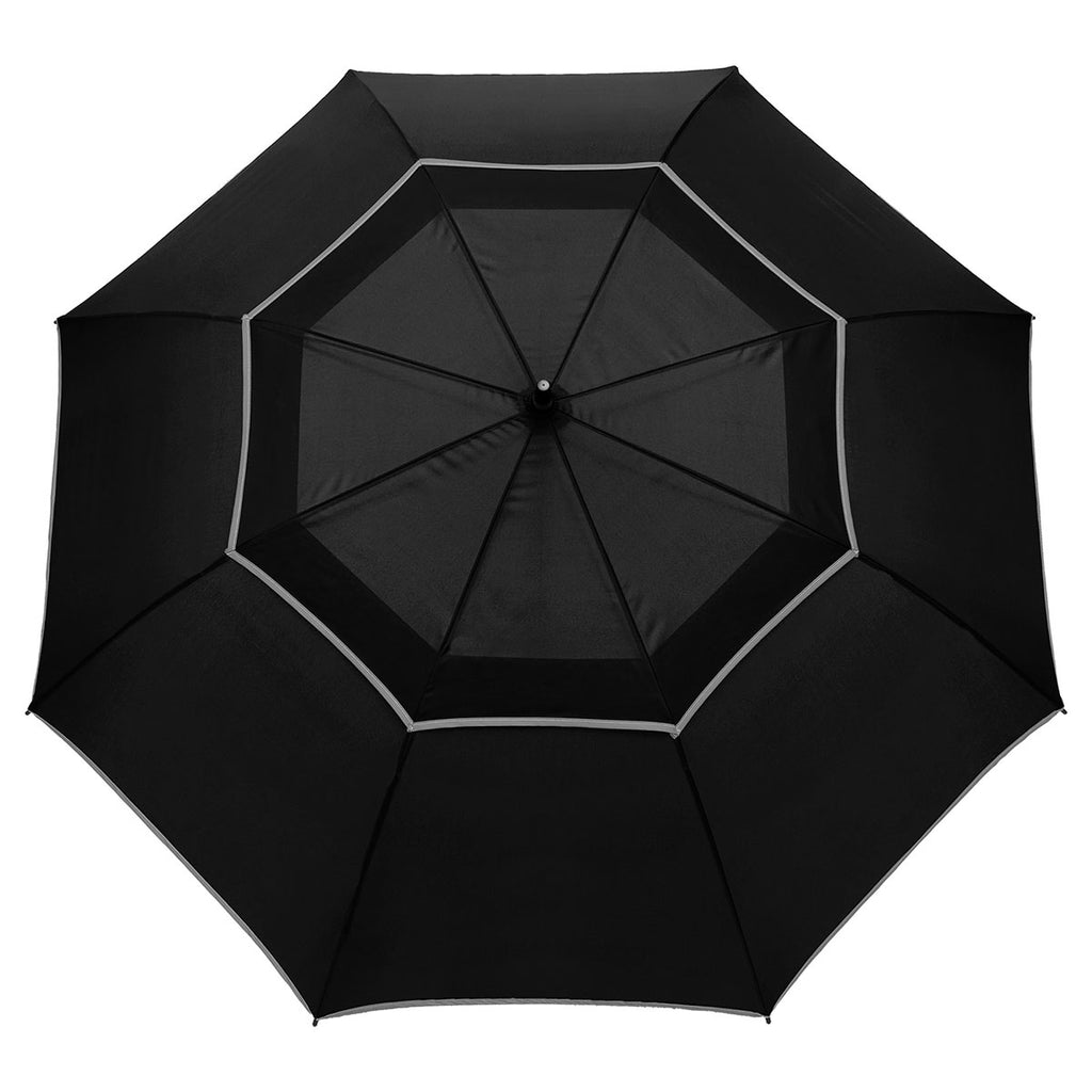 Stromberg Black 64" Auto Open Reflective Golf Umbrella