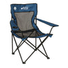 Coleman Mesh Blue Quad Chair with Pocket (on back)