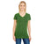 Threadfast Women's Emerald Cross Dye Short-Sleeve V-Neck T-Shirt