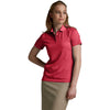 Charles River Women's Red Microstripe Polo