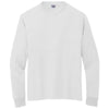 Jerzees Unisex White Dri-Power 100% Polyester Long Sleeve T-Shirt