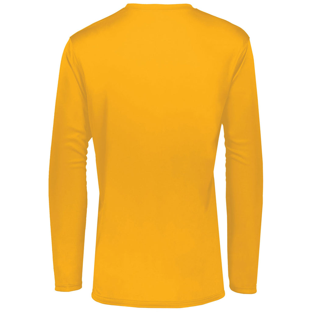 Holloway Men's Gold Momentum Long Sleeve Tee