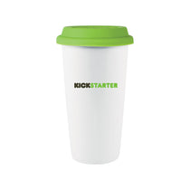 ETS White Terra Tumbler with Apple Lid -16 oz
