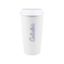 ETS White Terra Tumbler with White Lid -16 oz