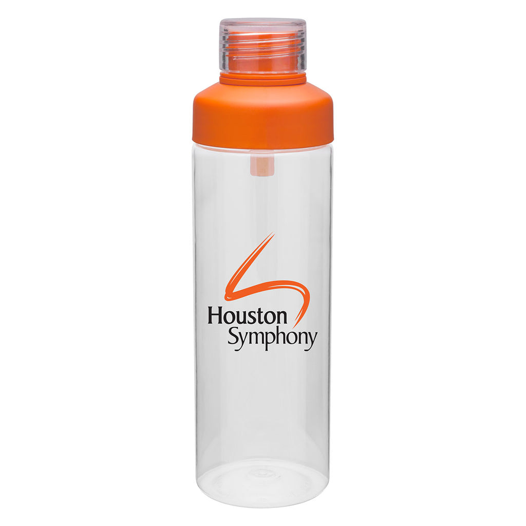 H2Go Tangerine Strap Bottle