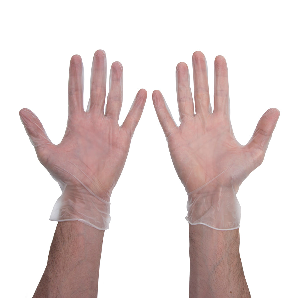 Gemline Transparent Disposible Gloves - Size Large