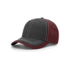 Richardson Maroon Sideline Charcoal Front with Contrasting Stitching Cap