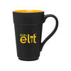 ETS Yellow Stride Black Ceramic Mug