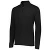 Augusta Sportswear Men's Black Attain Quarter-Zip Pullover