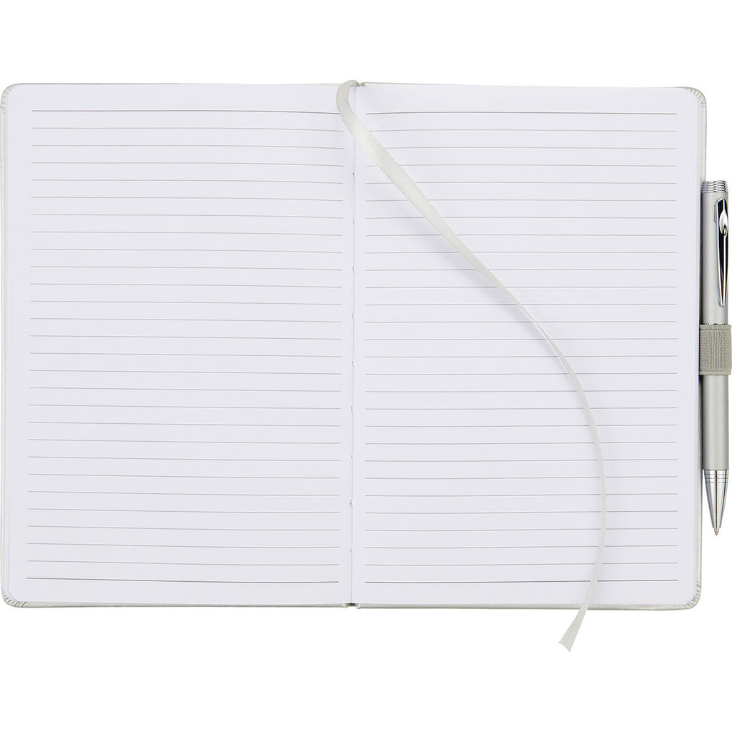 JournalBooks Silver Nova Bound (pen sold separately)