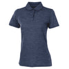 Charles River Women's Navy Space Dye Performance Polo