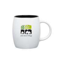 ETS White/Black Joe Ceramic Mug 14 oz