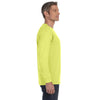 Jerzees Men's Safety Green 5.6 Oz Dri-Power Active Long-Sleeve T-Shirt