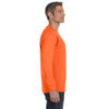 Jerzees Men's Safety Orange 5.6 Oz Dri-Power Active Long-Sleeve T-Shirt
