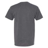 Jerzees Men's Black Heather Dri-Power 50/50 T-Shirt with a Pocket