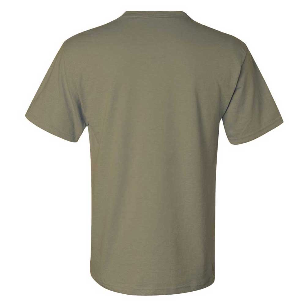 Jerzees Men's Khaki Dri-Power 50/50 T-Shirt with a Pocket