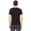 Bella + Canvas Unisex Black Jersey Short-Sleeve T-Shirt