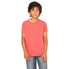 Bella + Canvas Youth Red Triblend Jersey Short-Sleeve T-Shirt