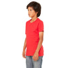 Bella + Canvas Youth Red Jersey Short-Sleeve T-Shirt
