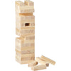 Leed's Brown Tabletop Tumbling Tower Wood Block Stacking Game