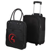Luxe Black 2-in-1 Wheeled Travel Tote