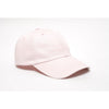 Pacific Headwear Pink Velcro Adjustable Washed Pigment Dyed Cap