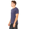 Bella + Canvas Men's Navy Jersey Short-Sleeve Pocket T-Shirt