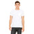 Bella + Canvas Men's White Jersey Short-Sleeve Pocket T-Shirt
