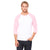 Bella + Canvas Unisex White/Neon Pink 3/4 Sleeve Baseball T-Shirt