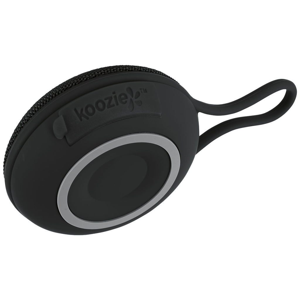 Koozie Black Fabric Waterproof Bluetooth Speaker