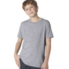 Next Level Boy's Heather Grey Premium Short-Sleeve Crew Tee