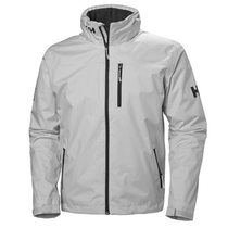 Helly Hansen Men's Grey Fog Crew Midlayer Jacket