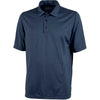 Charles River Men's Navy Heather Heathered Polo