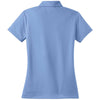Nike Women's Light Blue Dri-FIT Short Sleeve Micro Pique Polo
