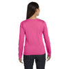 LAT Women's Raspberry Long Sleeve Premium Jersey T-Shirt