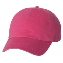 Bayside Men's Bright Pink USA-Made Unstructured Cap