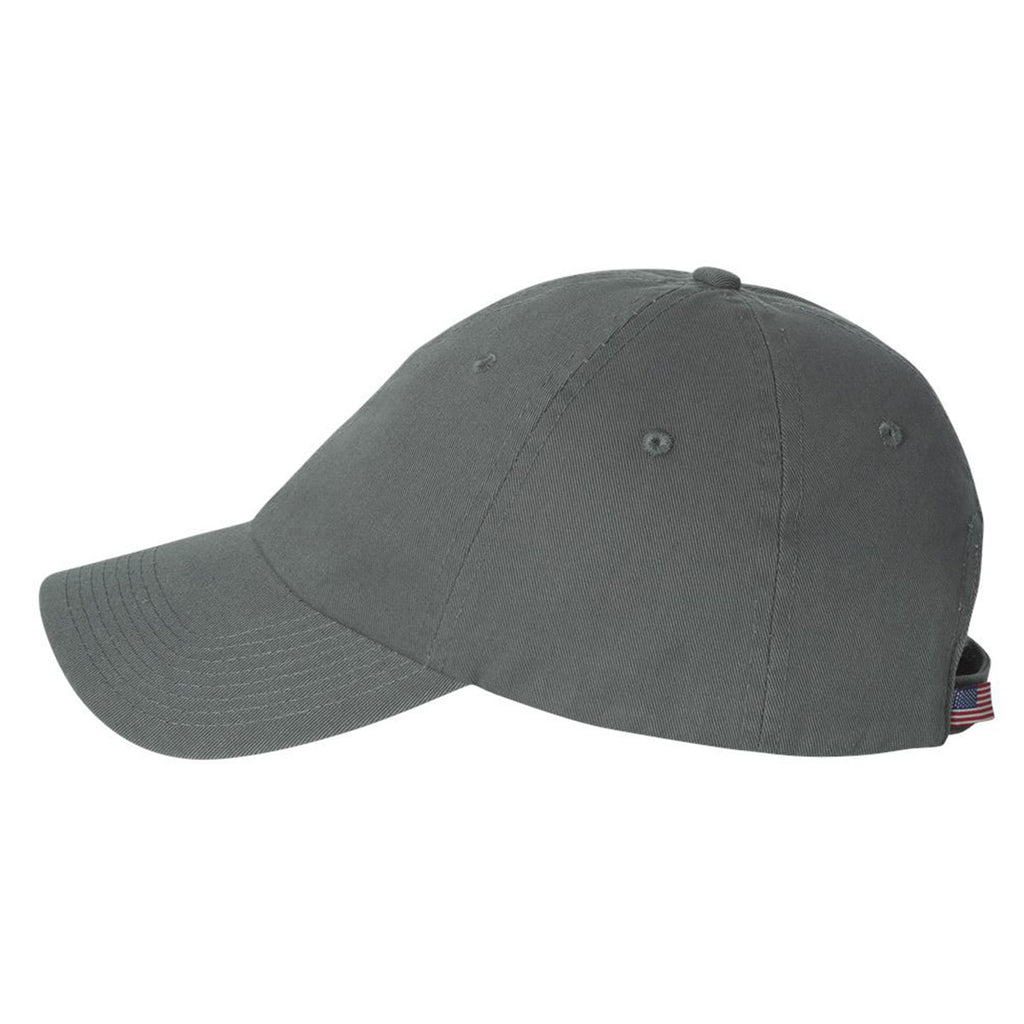 Bayside Men's Charcoal USA-Made Unstructured Cap