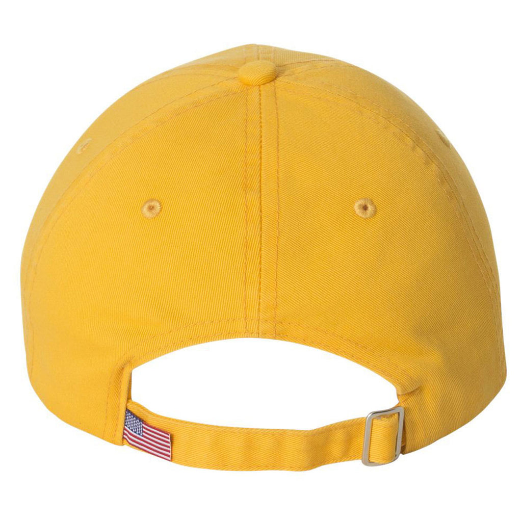 Bayside Men's Gold USA-Made Unstructured Cap