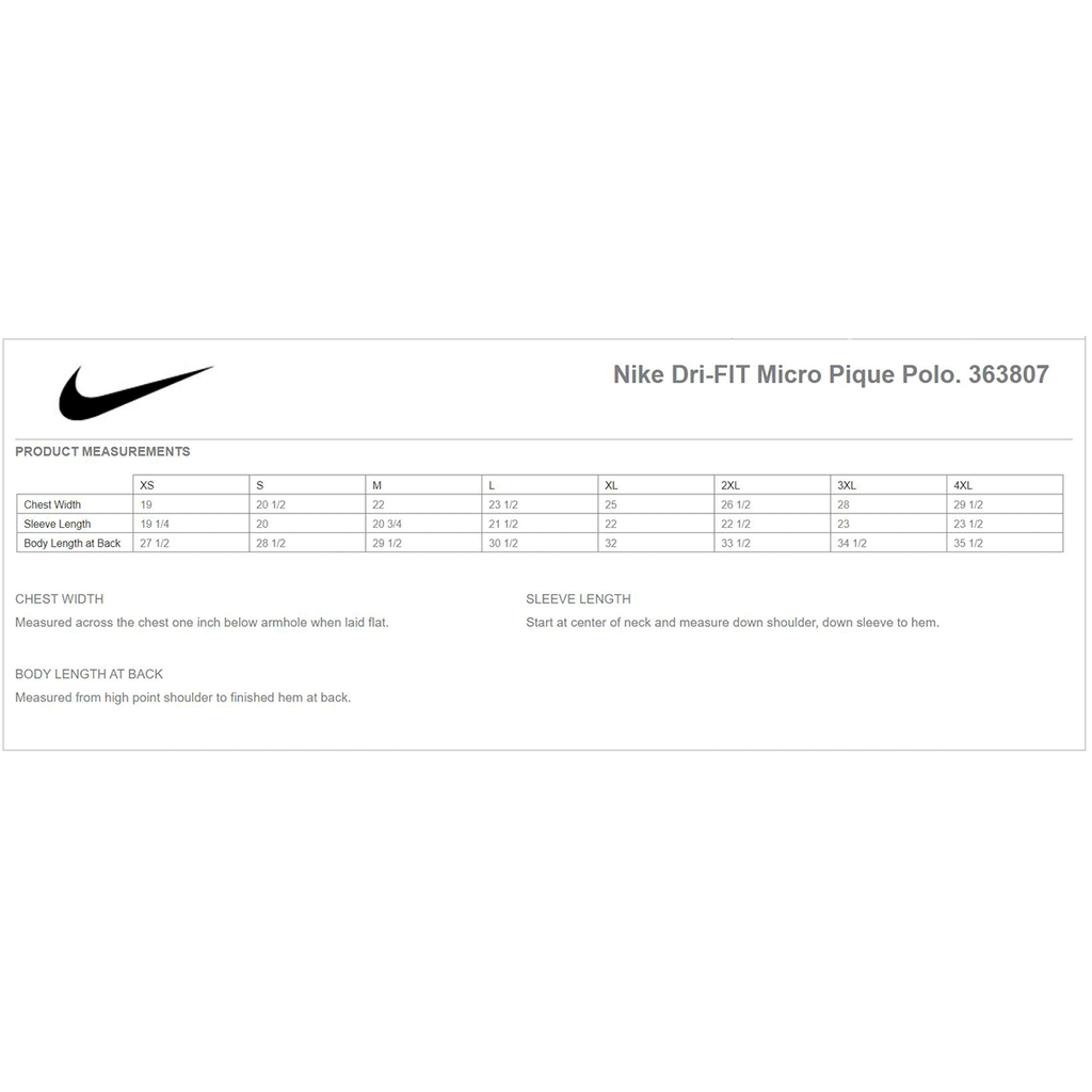 Nike Men's White Dri-FIT Short Sleeve Micro Pique Polo