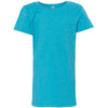 Next Level Girl's Bondi Blue Princess CVC Tee