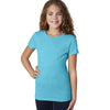 Next Level Girl's Bondi Blue Princess CVC Tee