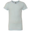 Next Level Girl's Ice Blue Princess CVC Tee