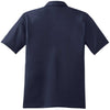 Nike Men's Navy Dri-FIT Short Sleeve Mini Texture Polo